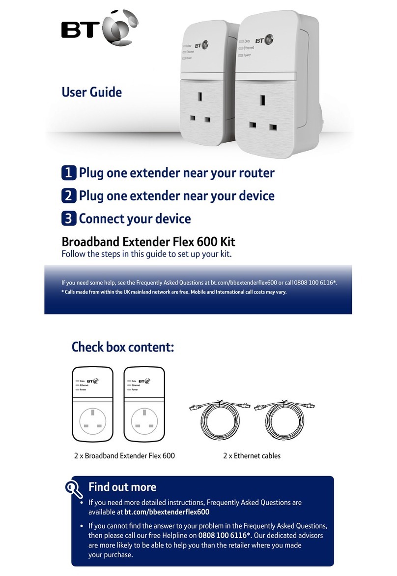 BT Flex 600 Kit user guide