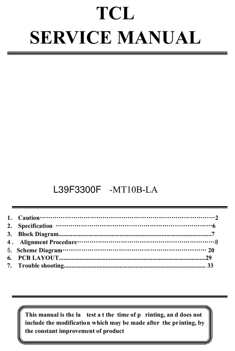 TCL L39F3300F-MT10B-LA User manual