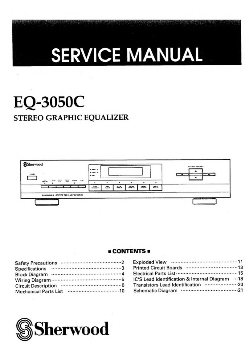 Sherwood EQ-3050C Service manual