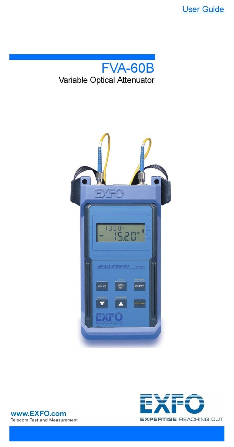 EXFO FVA-60B user guide EXFO FVA-60B user guide