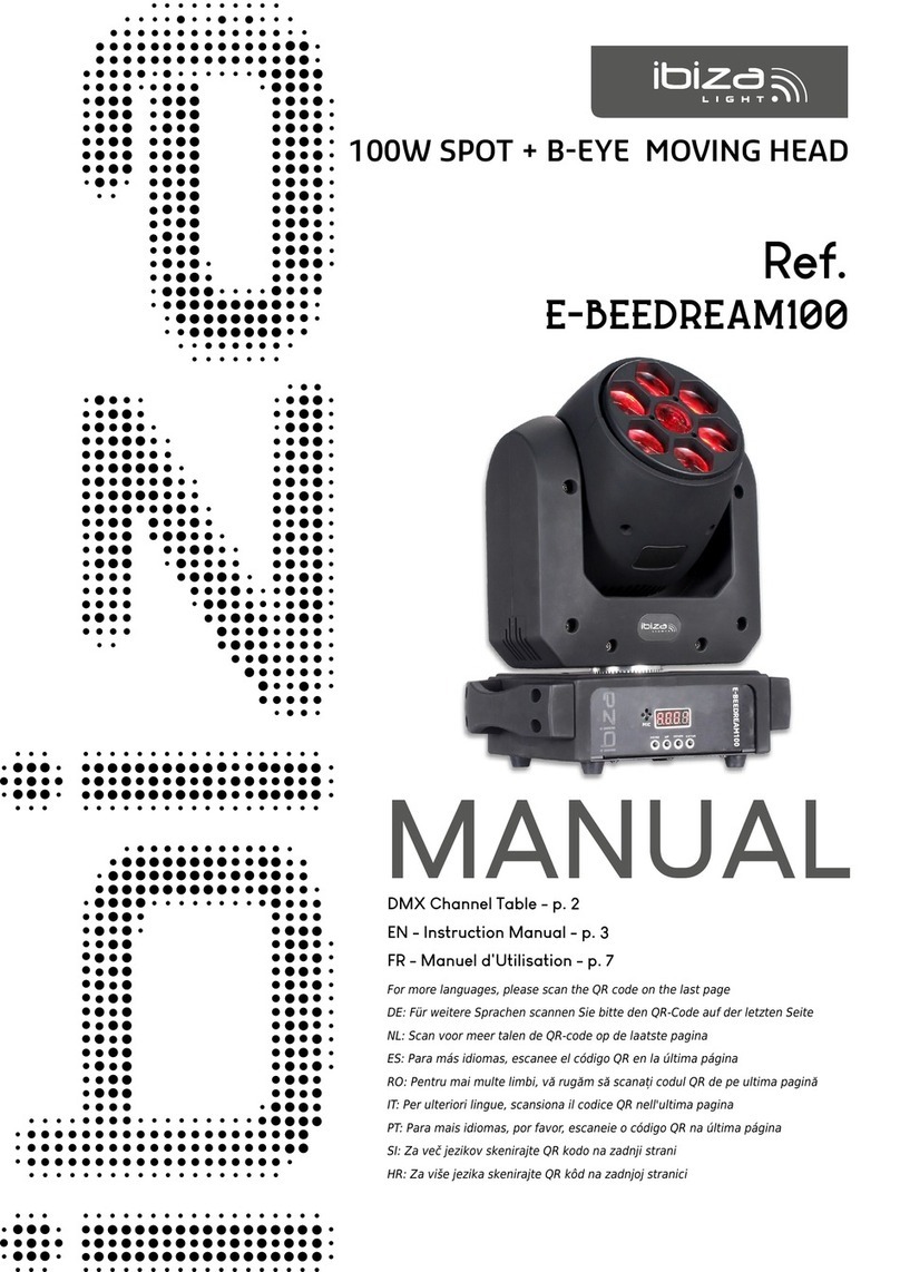 Ibiza E-BEEDREAM100 User manual