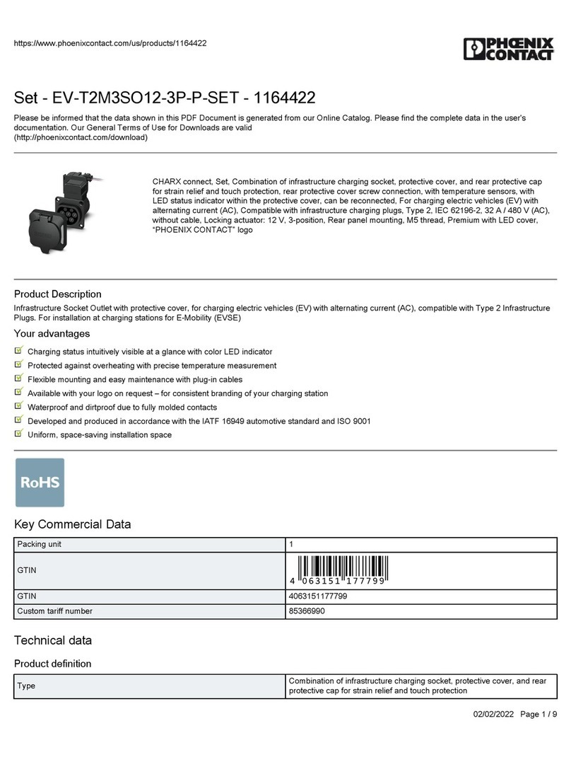 Phoenix Contact EV-T2M3SO12-3P-P-SET manual