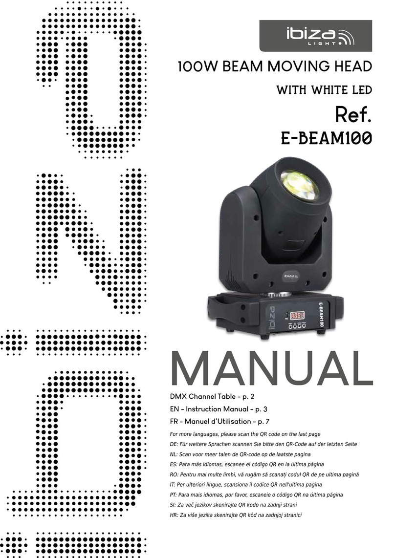 Ibiza E-BEAM100 manual