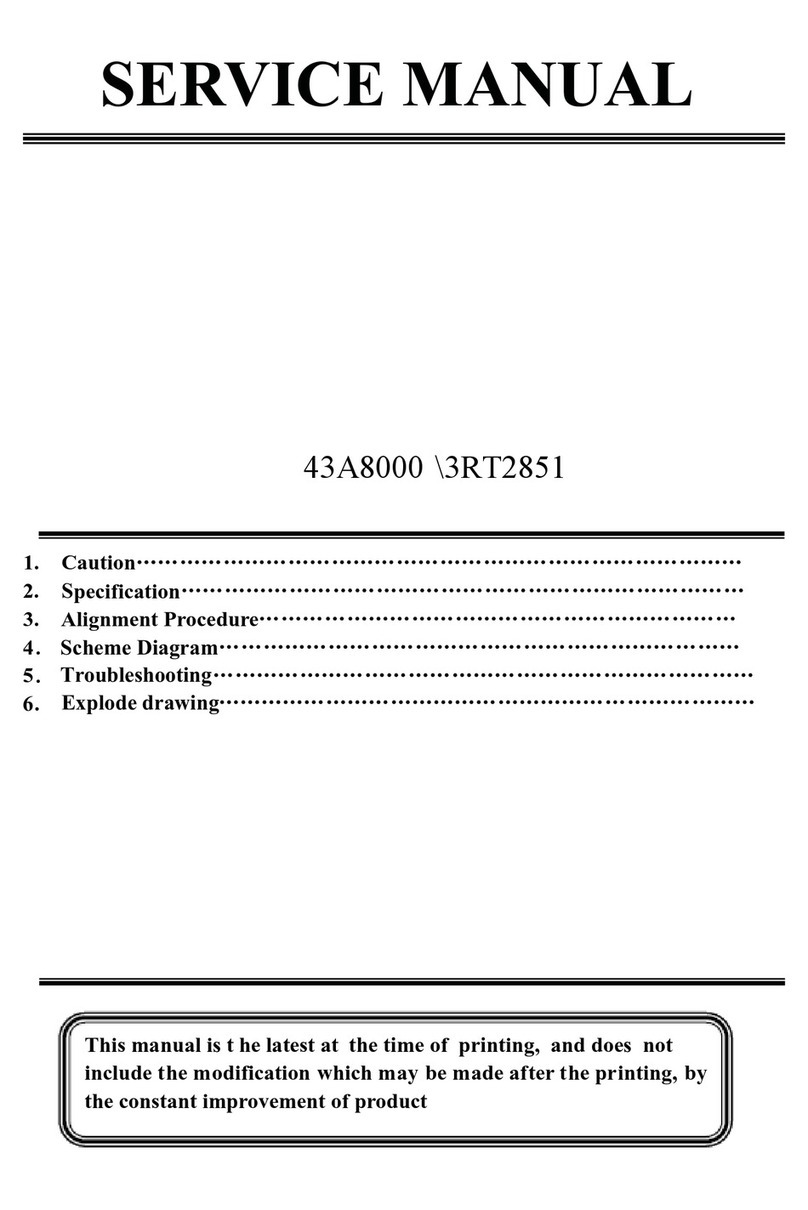 TCL 43A8000/3RT285 User manual