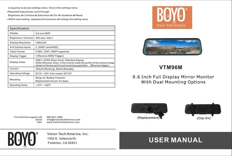 Boyo VTM96M User manual
