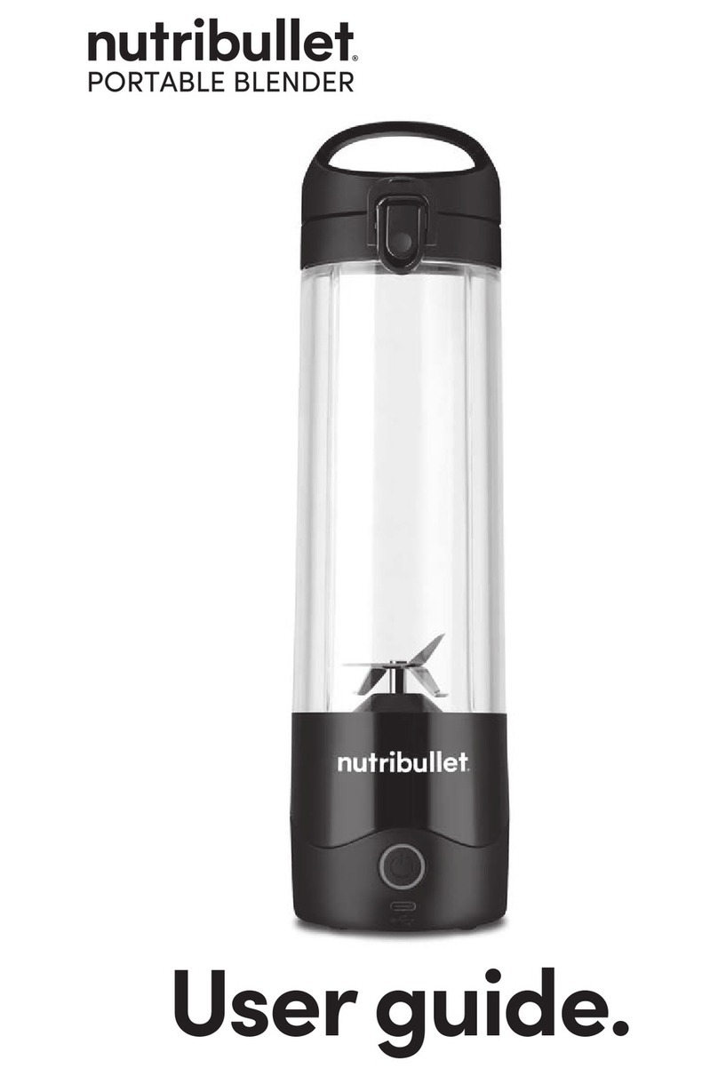 NUTRIBULLET Blender Combo user guide