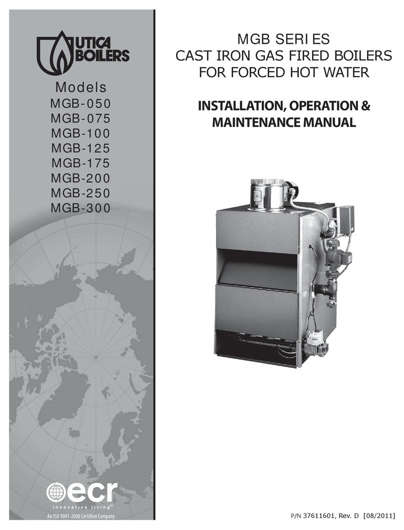 ECR UTICA BOILERS MGB Series Instruction manual