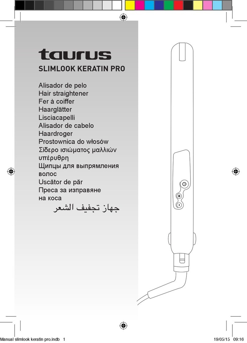 Taurus SLIMLOOK KERATIN PRO manual