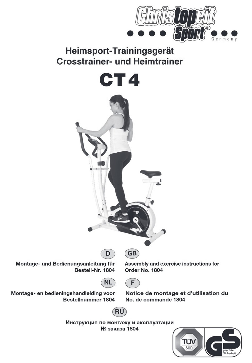 Christopeit Sport CT 4 Assembly and exercise instructions Christopeit Sport CT 4 Assembly and exercise instructions