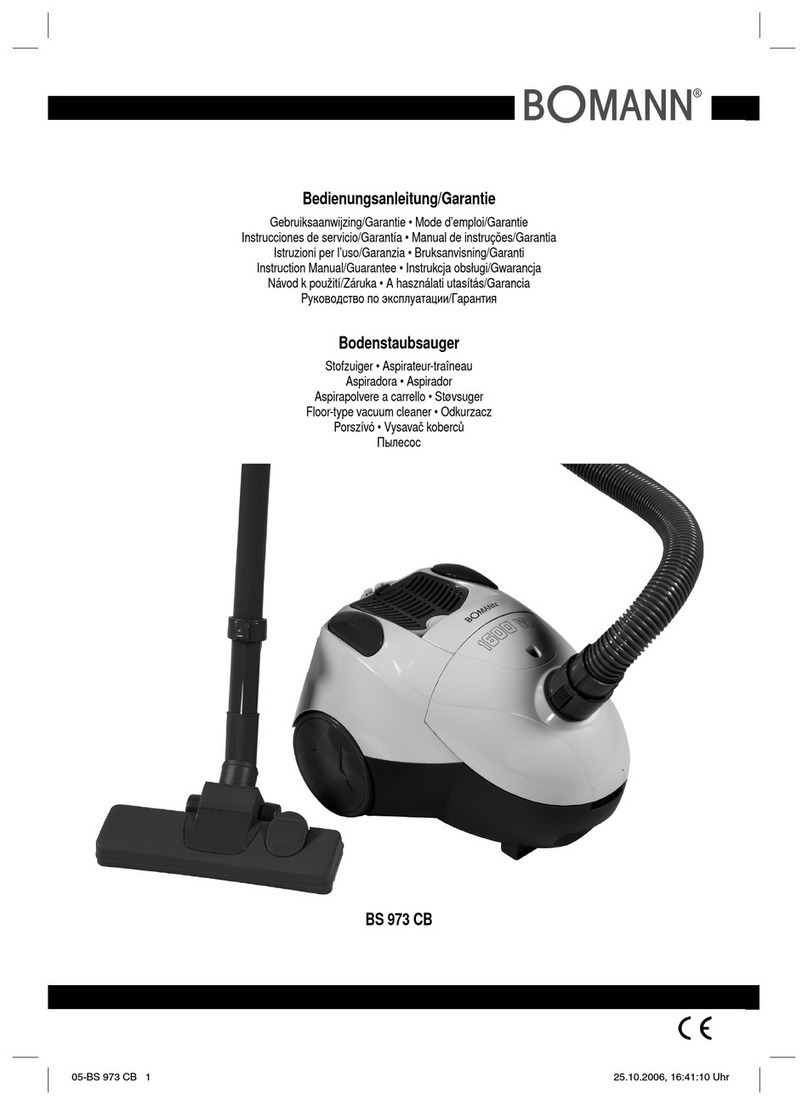 BOMANN BS 973 CB Instruction manual & guarantee
