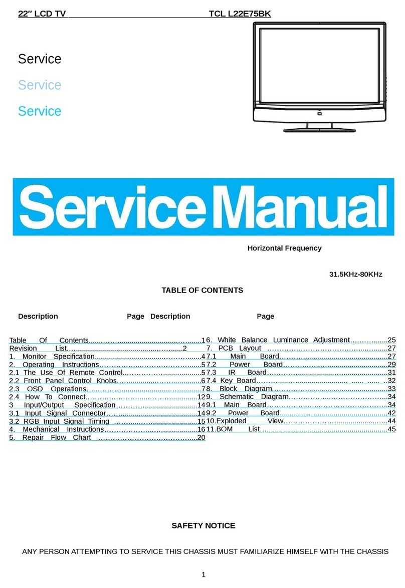 TCL L22E75BK User manual