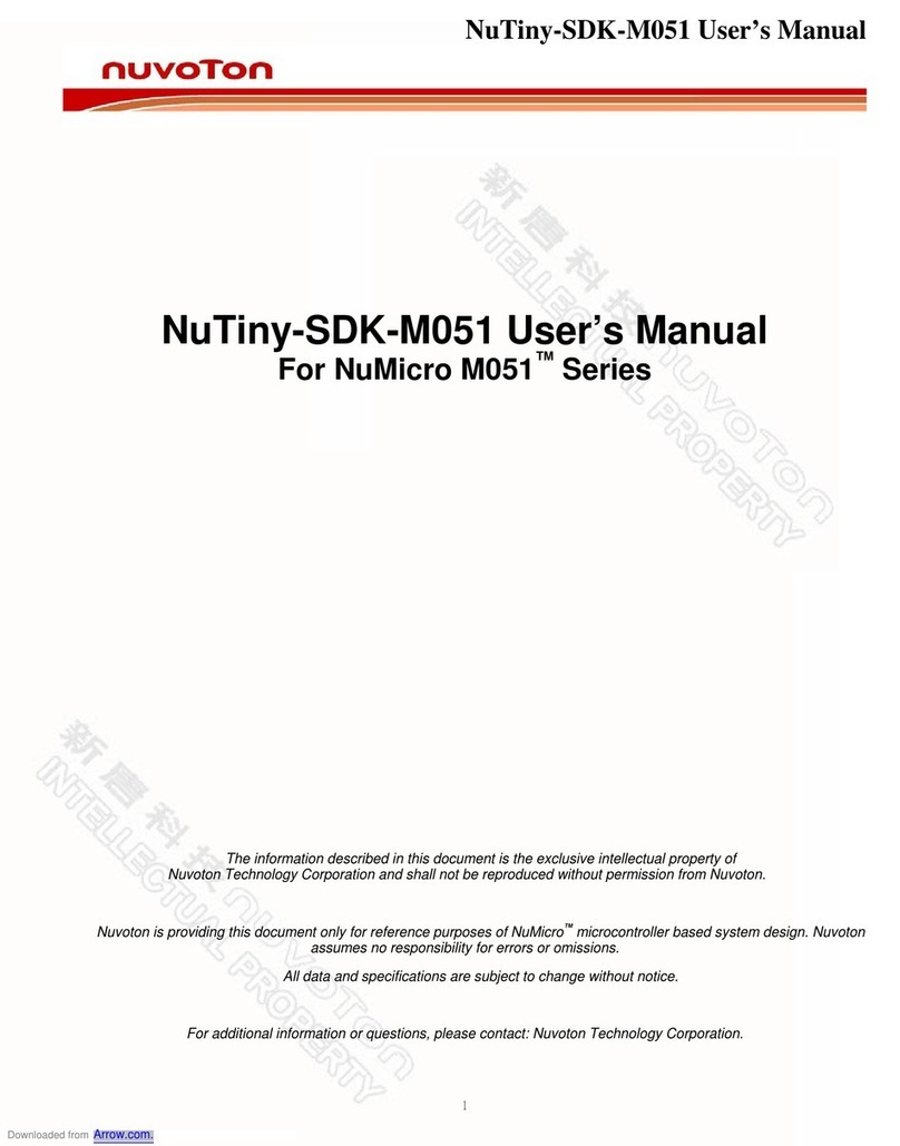Nuvoton NUTINY-SDK-M051 user manual