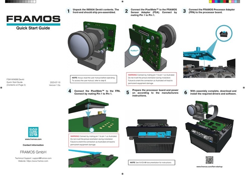 FRAMOS FSM-IMX636 Devkit quick start guide