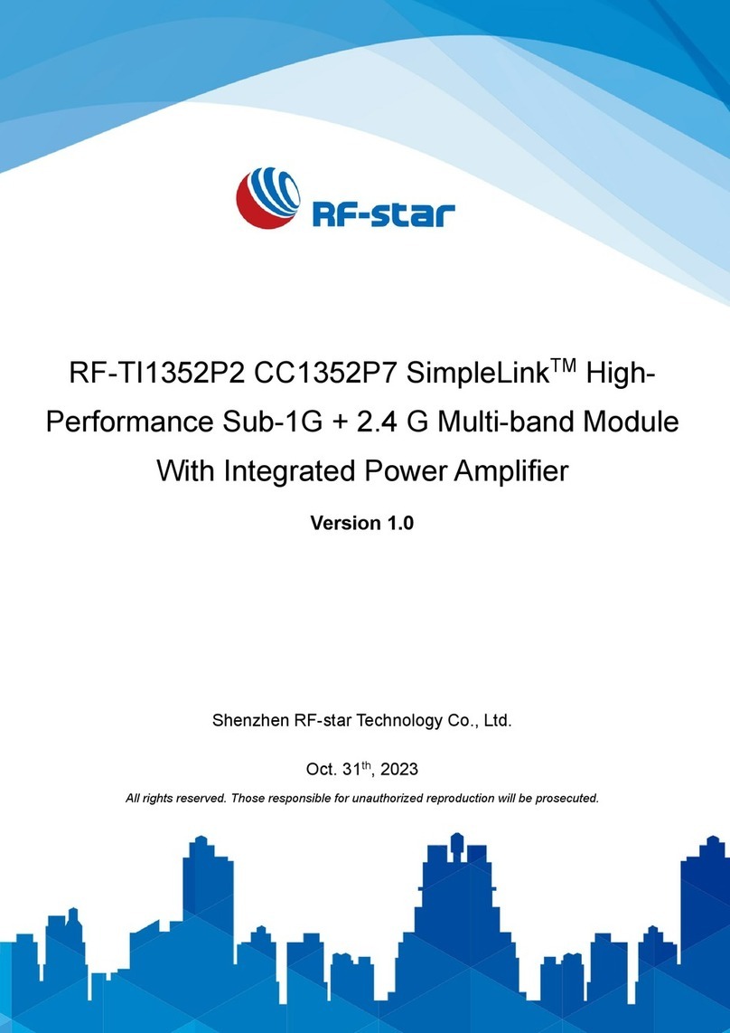 RF-Star RF-TI1352P2 User manual