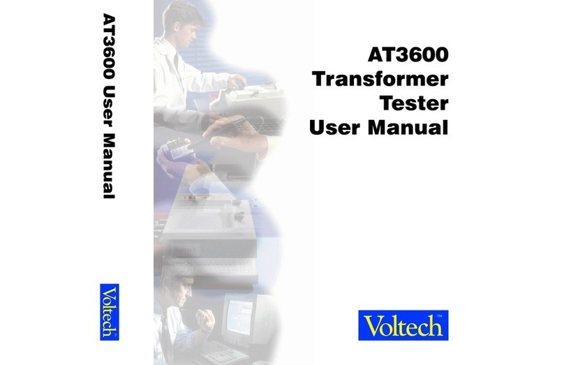 Voltech AT3600 User manual