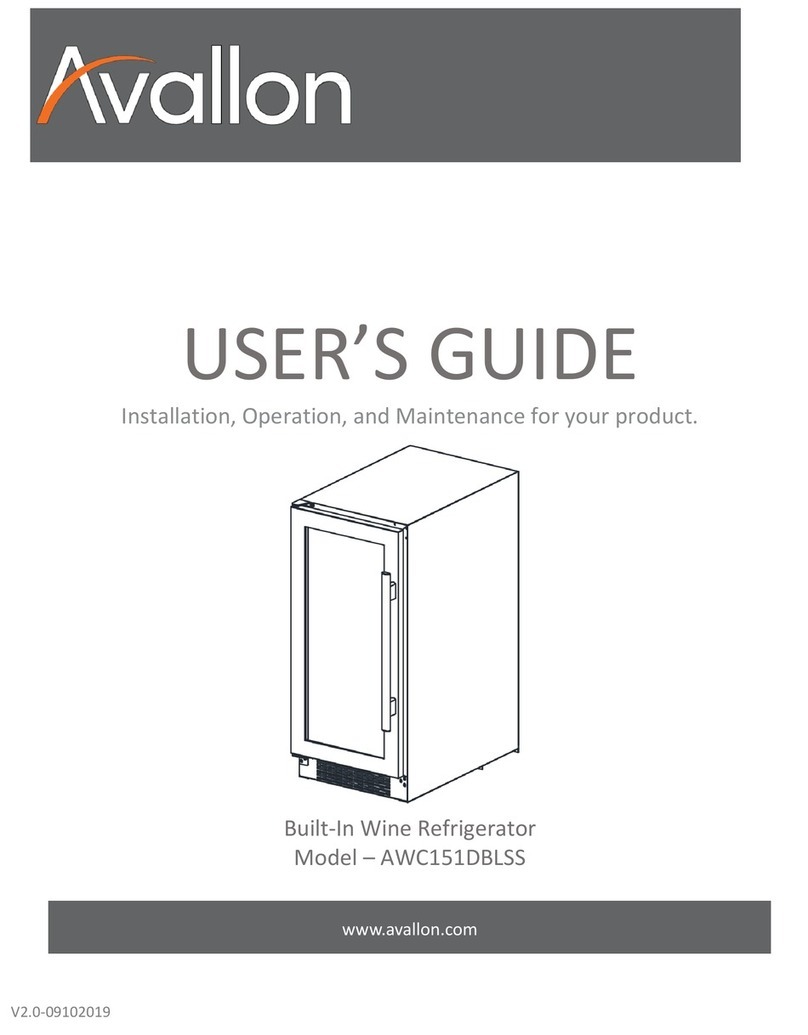 Avallon AWC151DBLSS user guide