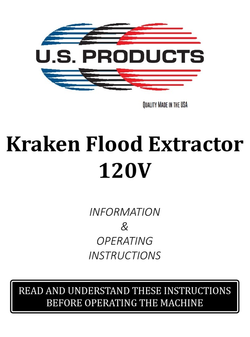 U.S. Products Kraken Neptune 500 Operating instructions