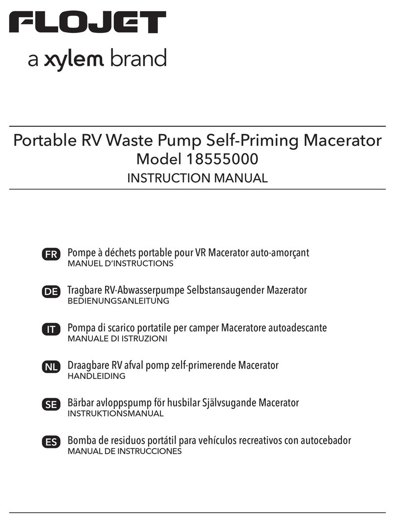 Xylem Flojet 18555000 User manual