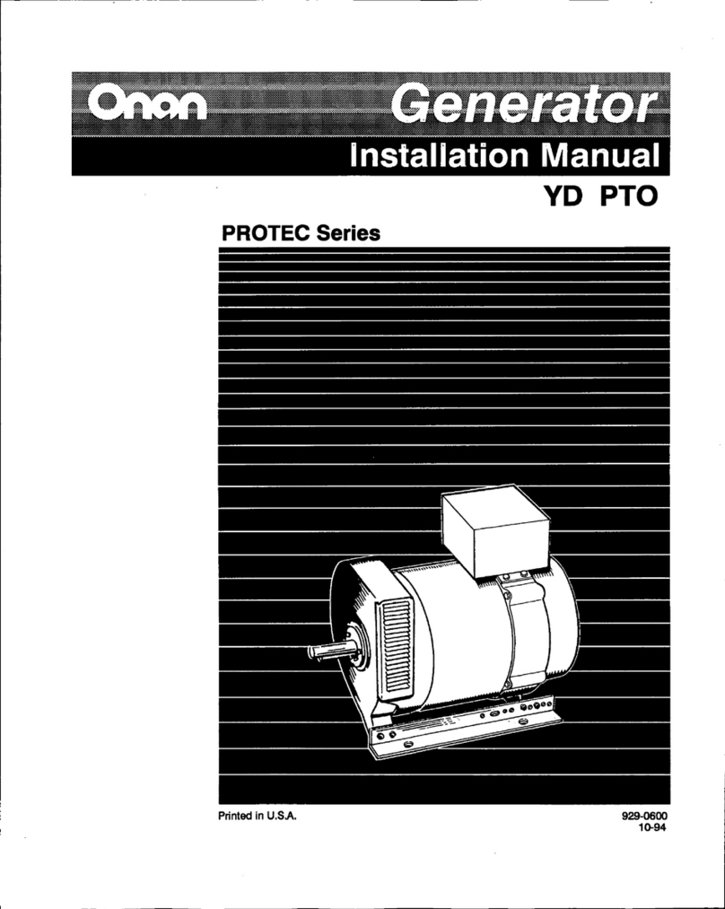 Onan Protec Series installation manual