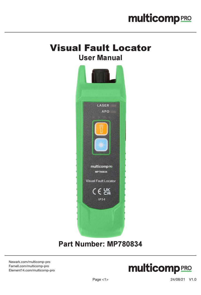 multicomp pro MP780834 User manual