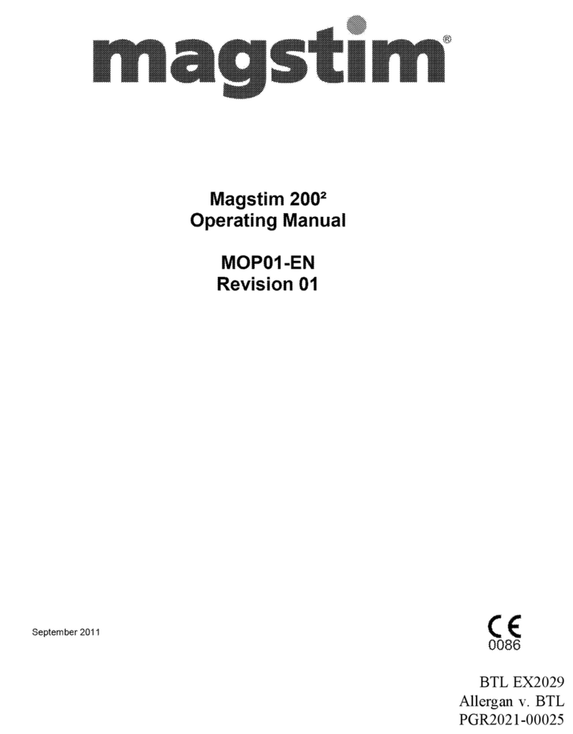 MAGSTIM 2002 User manual MAGSTIM 2002 User manual