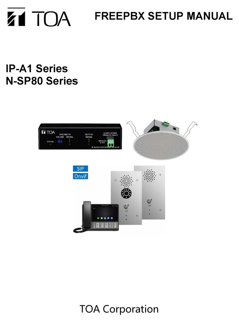 Toa IP-A1 Series User guide