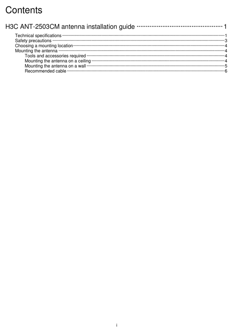 H3C ANT-2503CM User manual H3C ANT-2503CM User manual