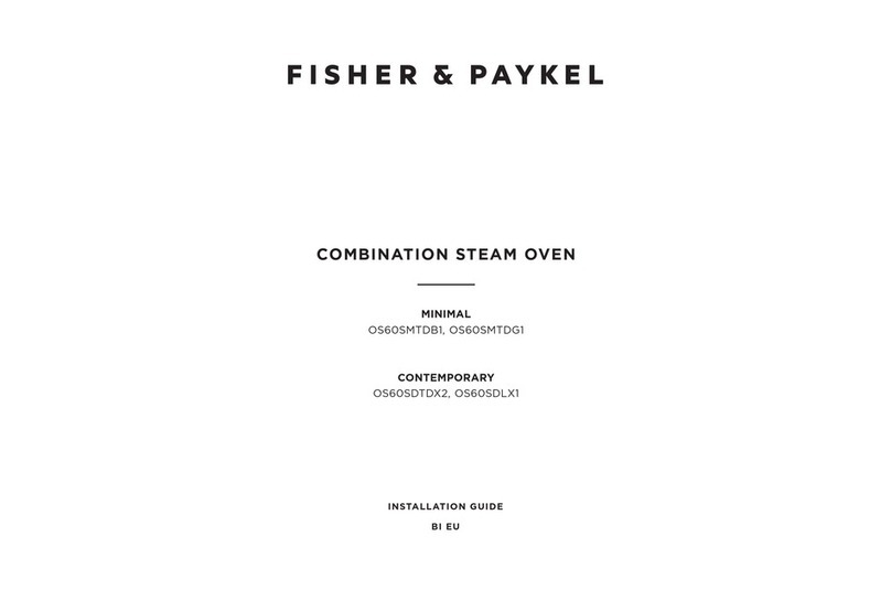 Fisher & Paykel 11 Series installation guide
