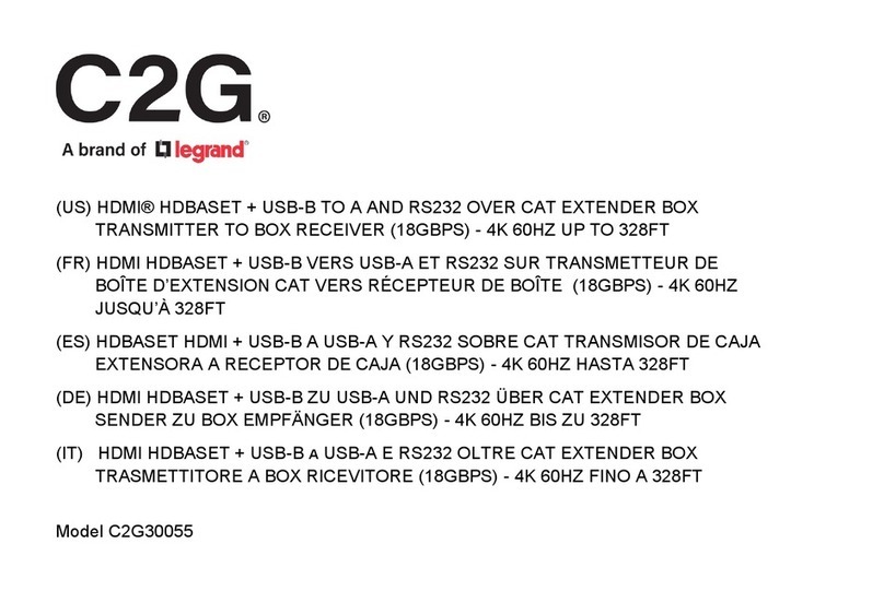 LEGRAND C2G30055 User manual