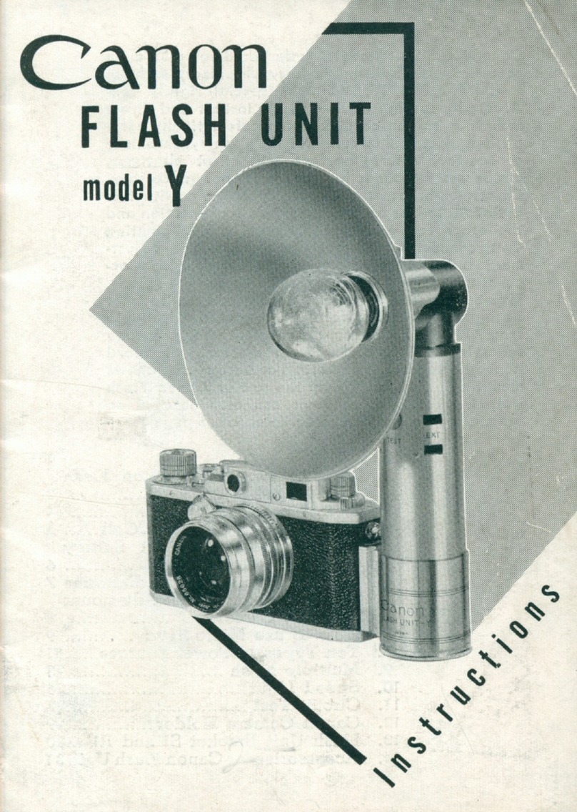 Canon FLASH UNIT Y User manual