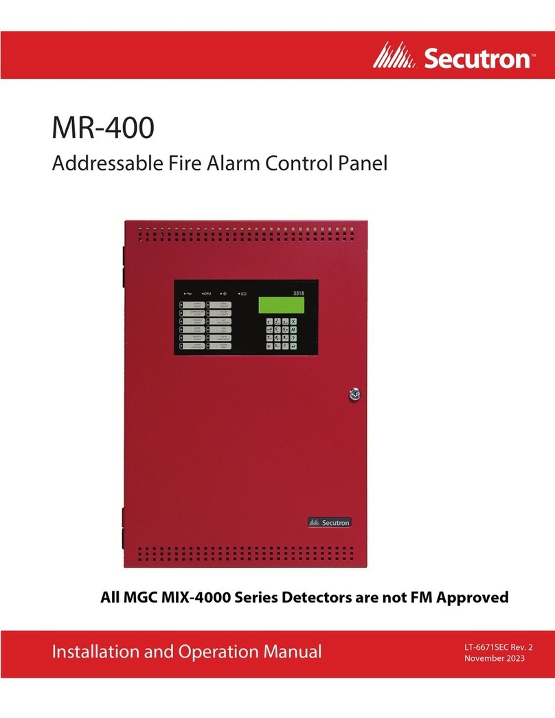 Secutron MGC MIX-4000 Series User manual