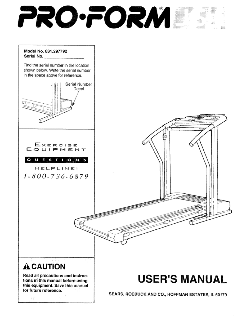 Pro-Form 831.297792 User manual