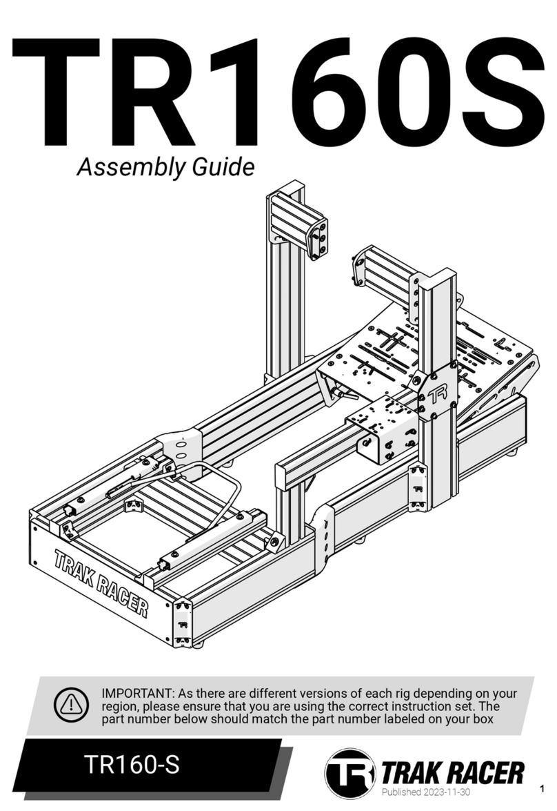 TRAK RACER TR160S User manual