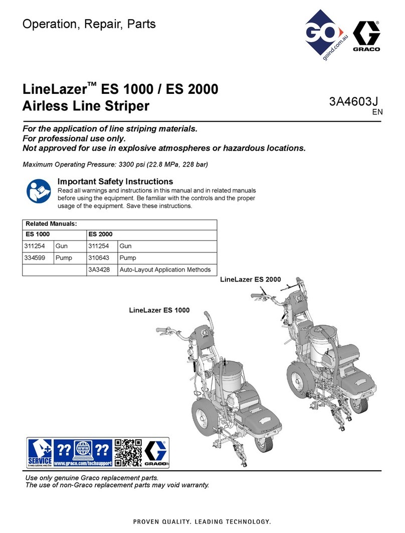 Graco LineLazer ES 1000 Operation - repair - parts