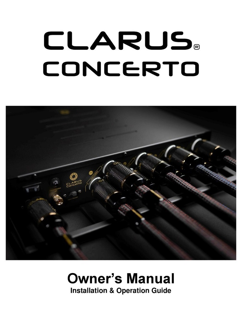 Clarus CONCERTO owner's manual