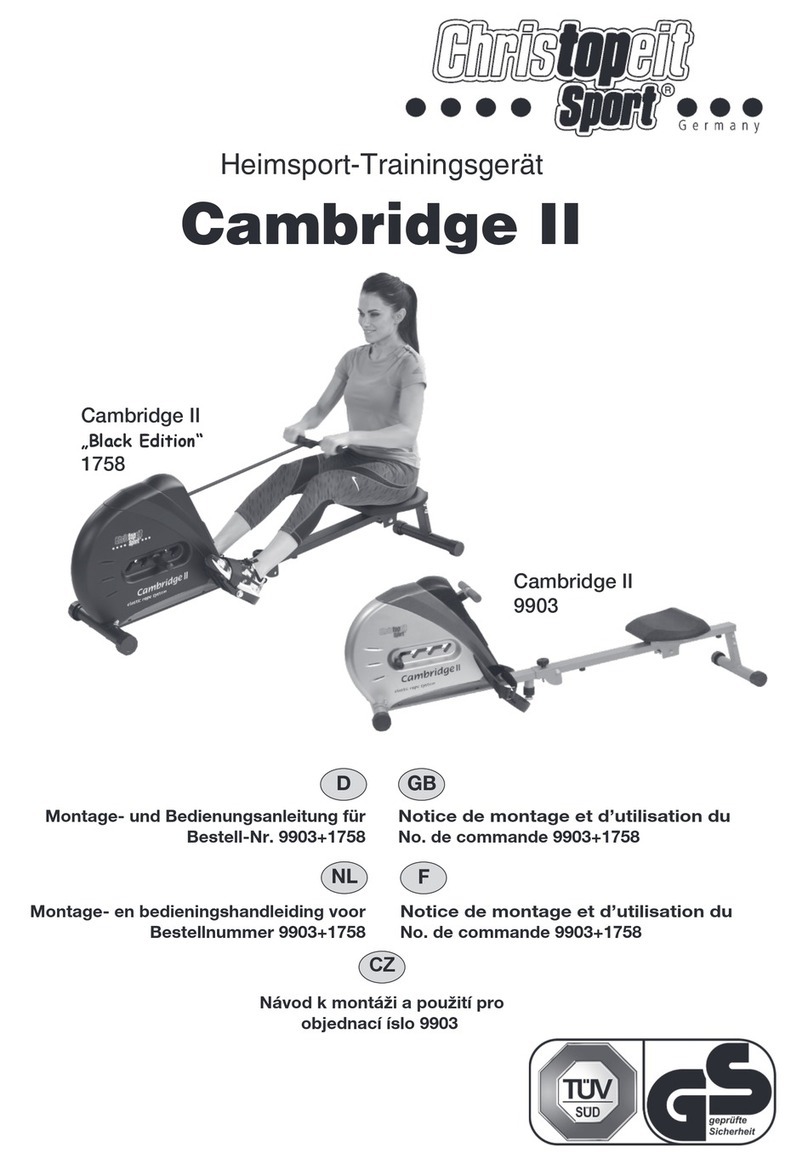 Christopeit Sport Cambridge II manual