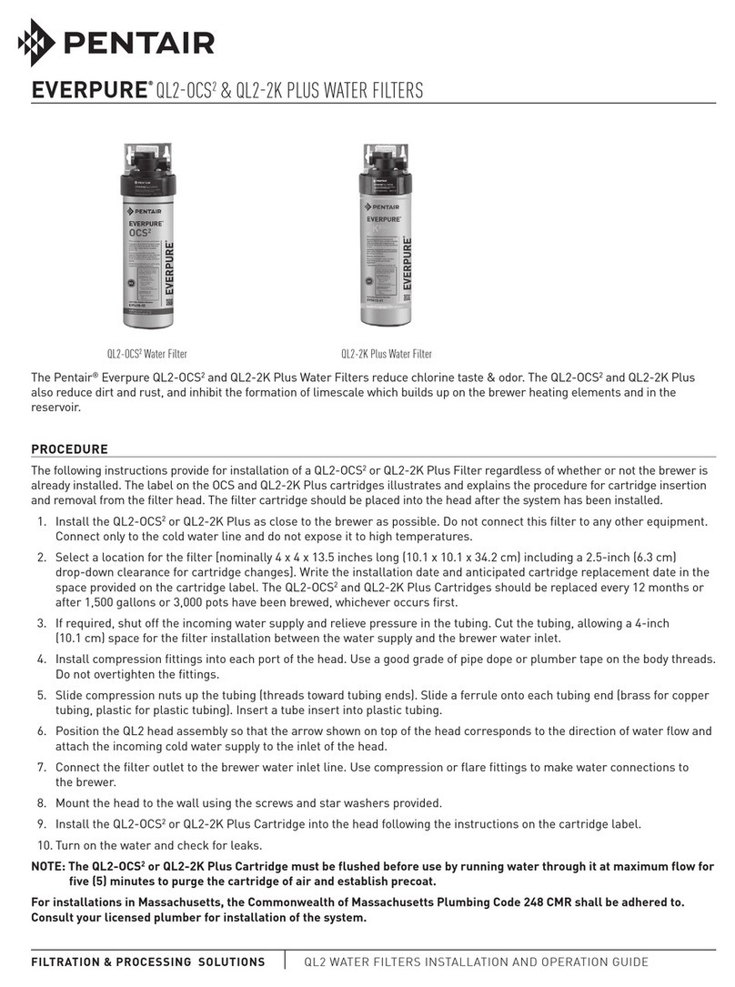 Pentair EVERPURE QL2-OCS2 User manual
