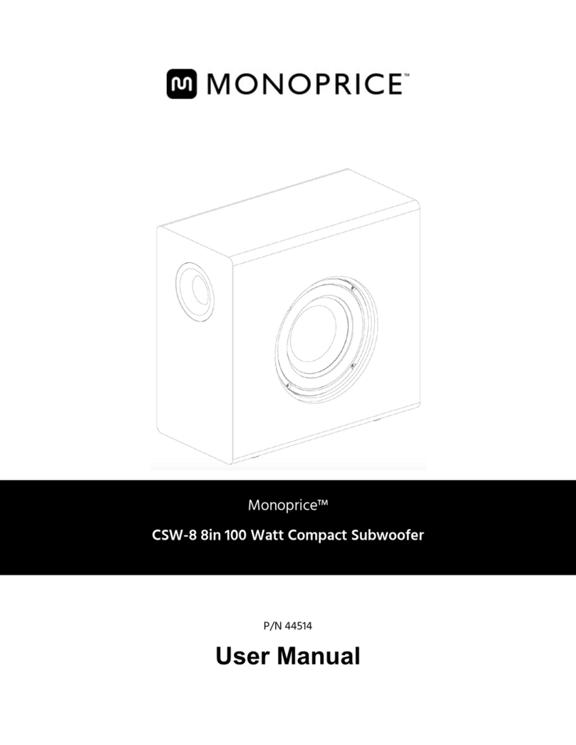 Monoprice CSW-8 user manual