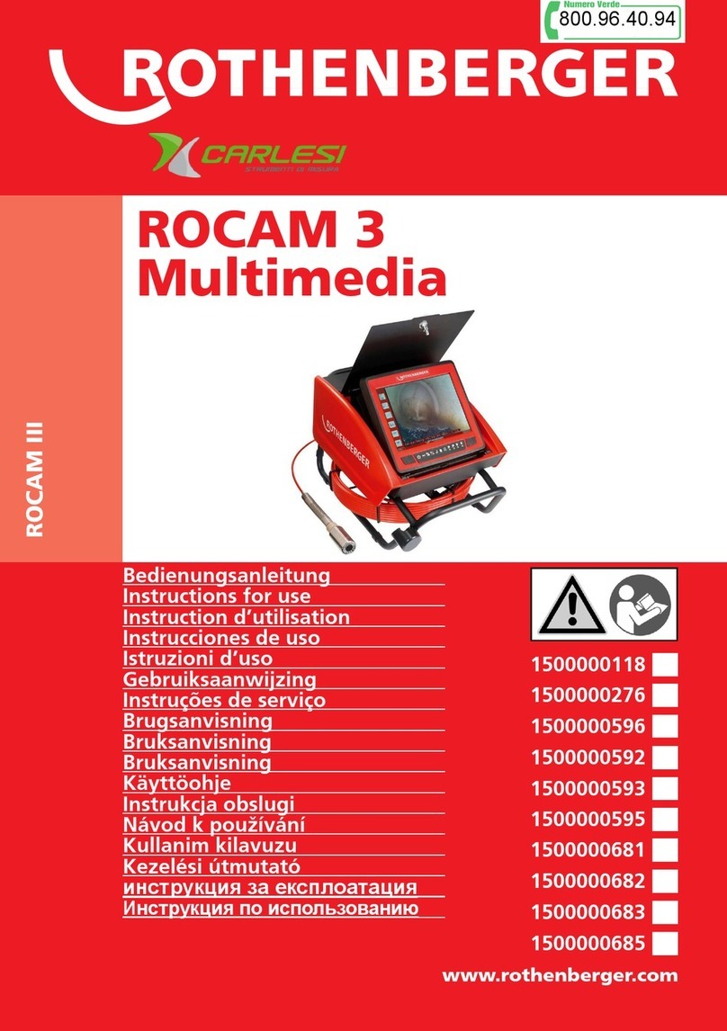 Rothenberger ROCAM 3 Multimedia Instructions for use