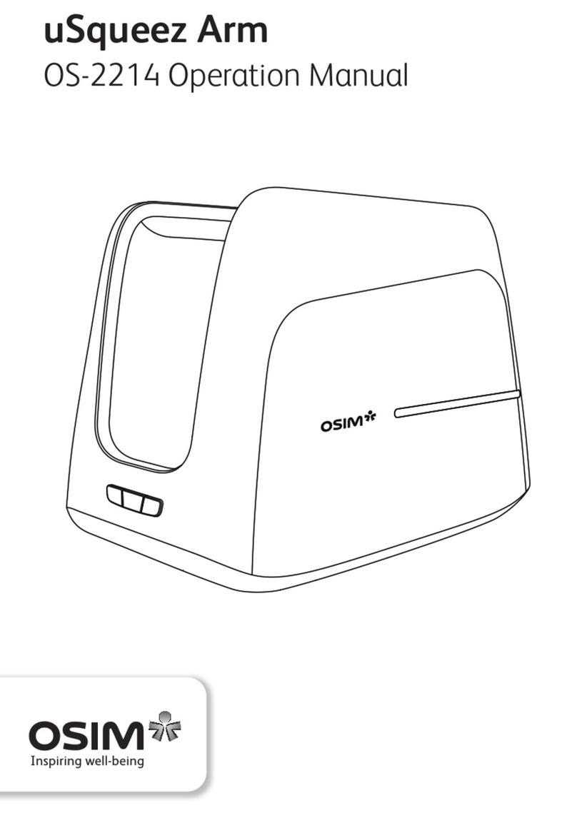 OSIM uSqueez Arm User manual