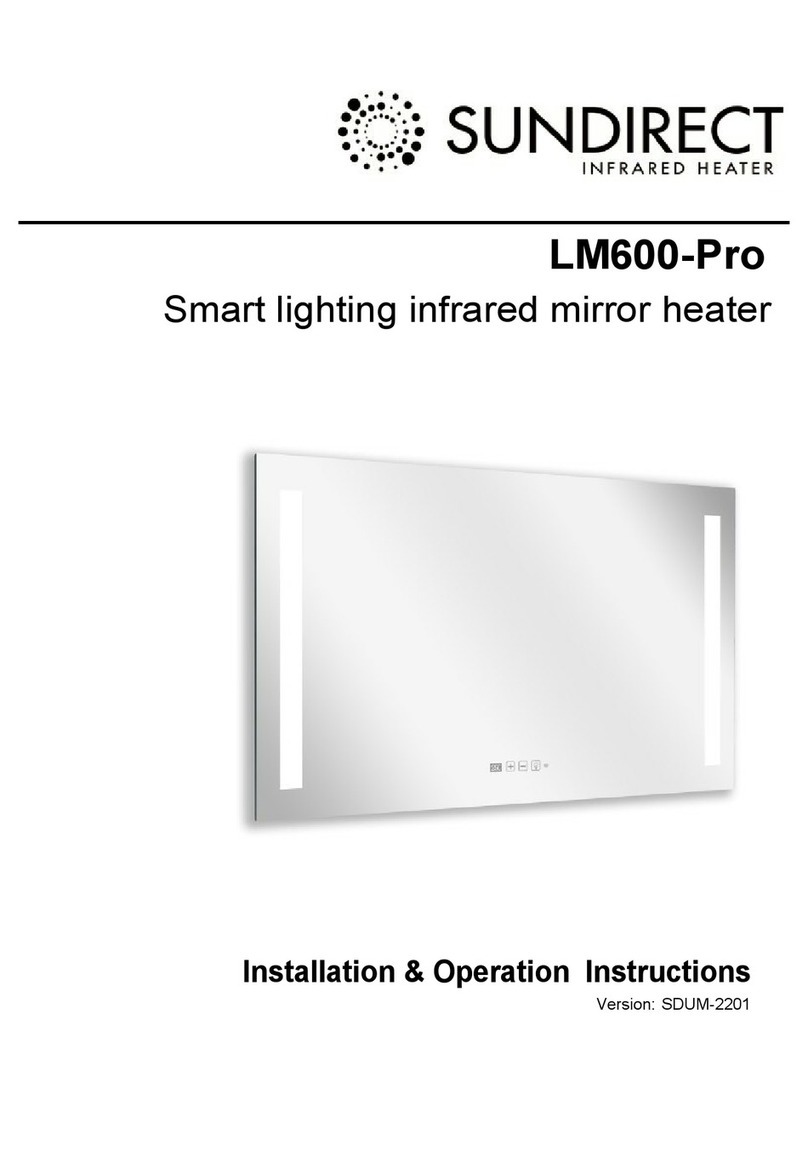 Sundirect LM600-Pro Installation & operation instructions Sundirect LM600-Pro Installation & operation instructions