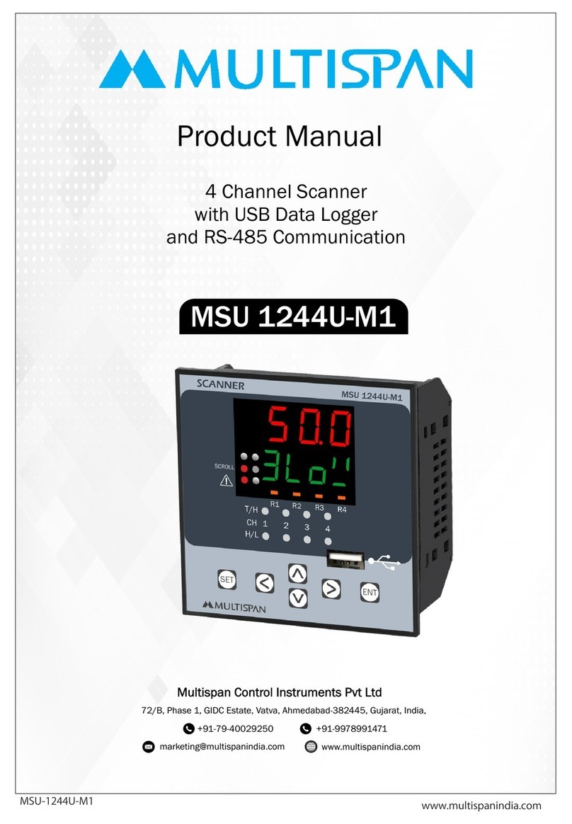 MULTISPAN MSU 1244U-M1 User manual
