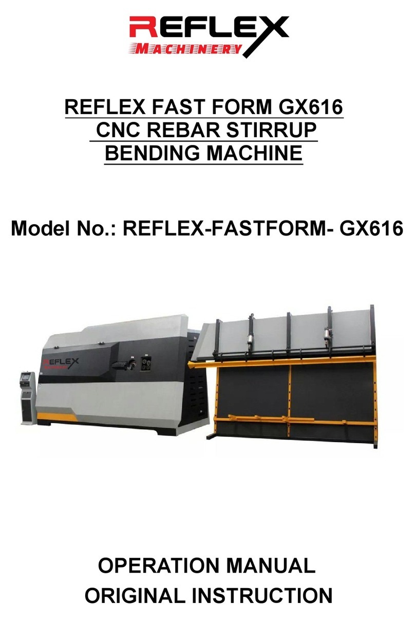 Reflex GX616 Operation manual