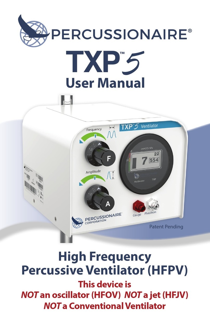 Percussionaire TXP 5 user manual