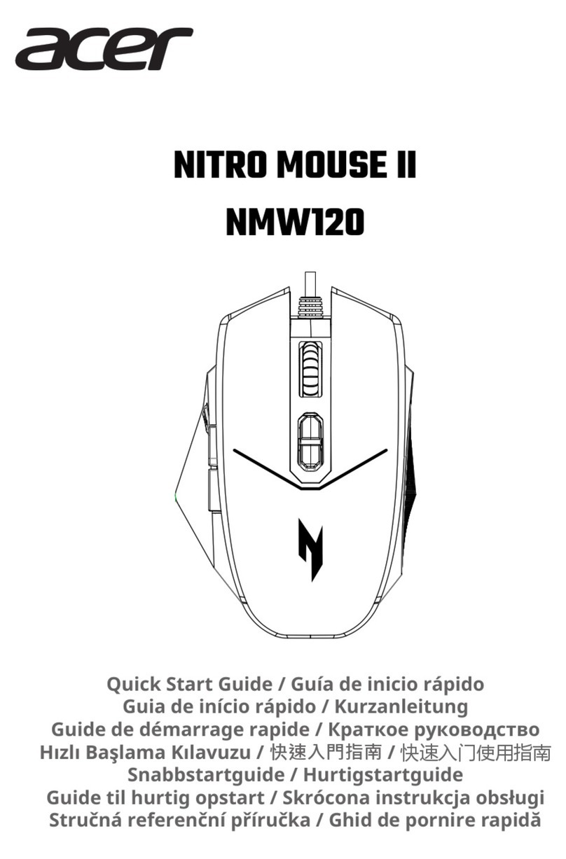 Acer NITRO MOUSE II User manual