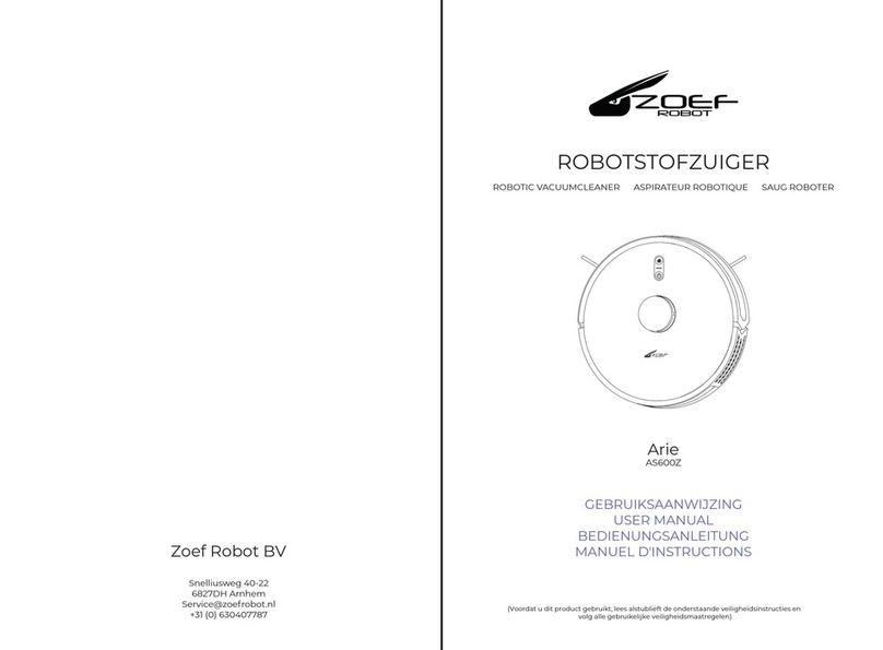 Zoef Robot Arie User manual