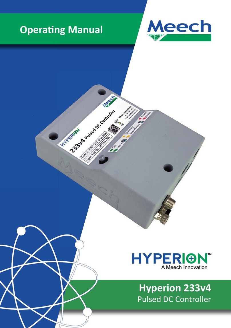 Meech HYPERION 233v4 operating manual
