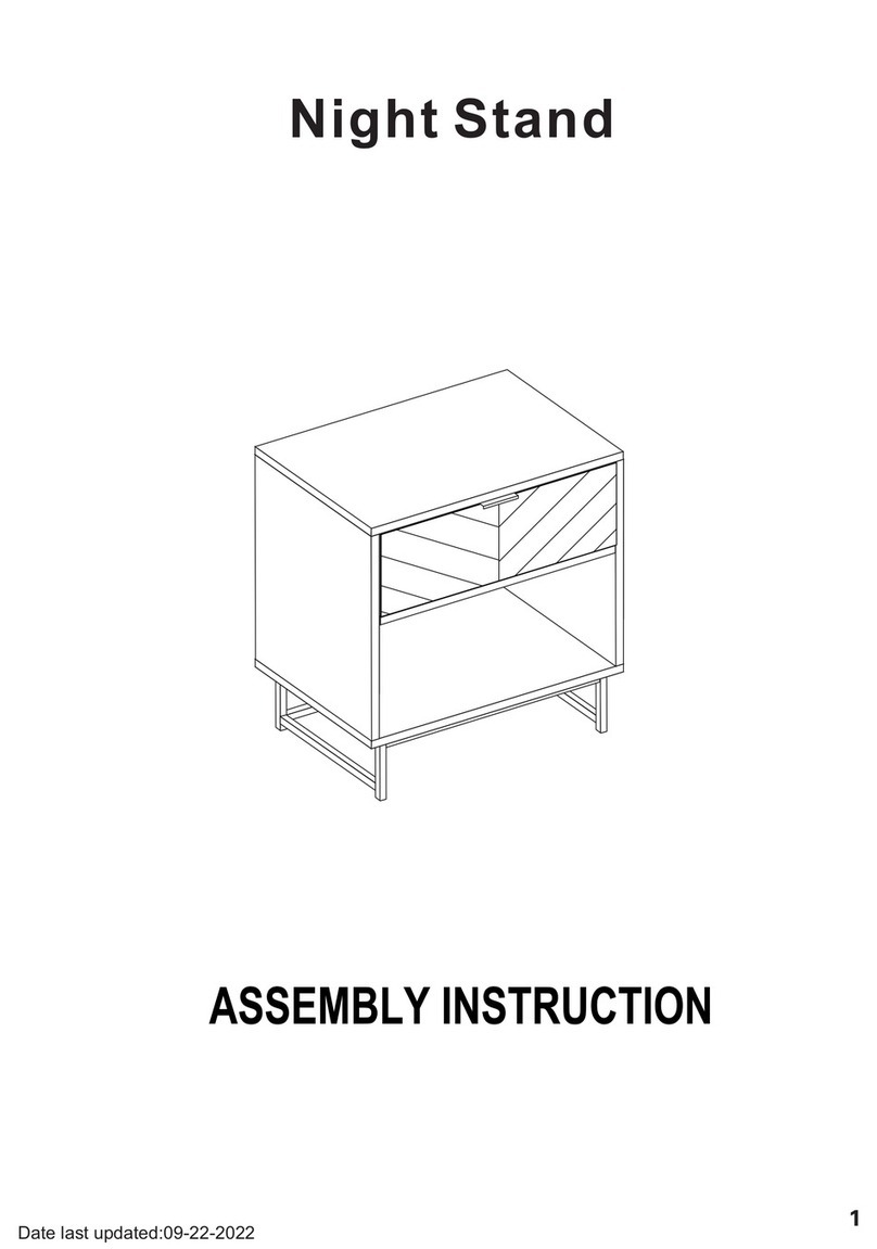 Baxton Studio Sadia BSLCF20211284 Assembly instructions Baxton Studio Sadia BSLCF20211284 Assembly instructions