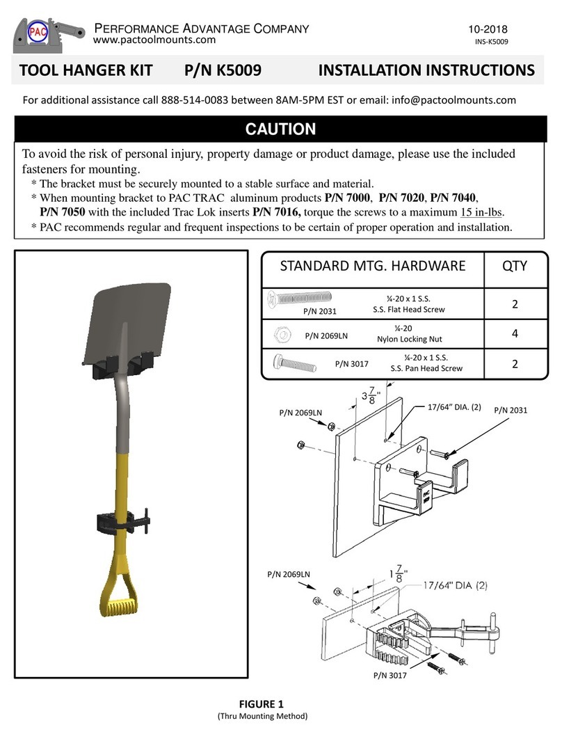PAC K5009 installation instructions