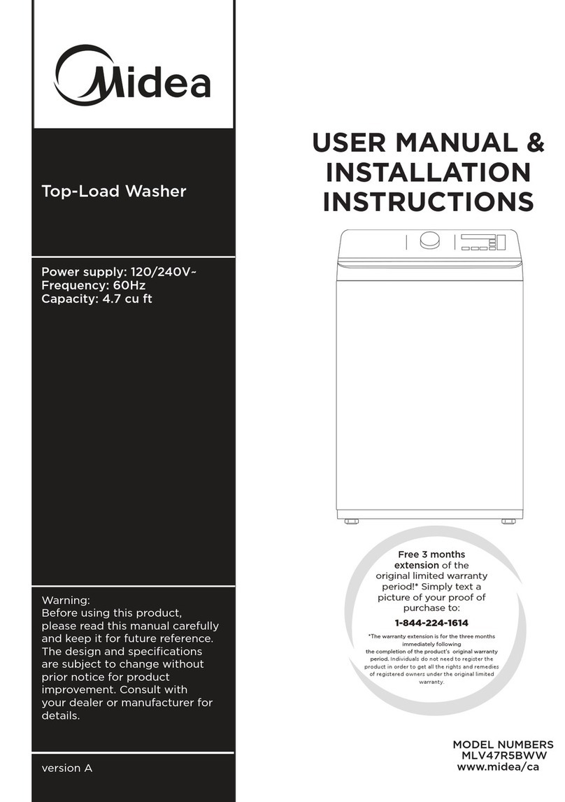Midea MLV47R5BWW Manual
